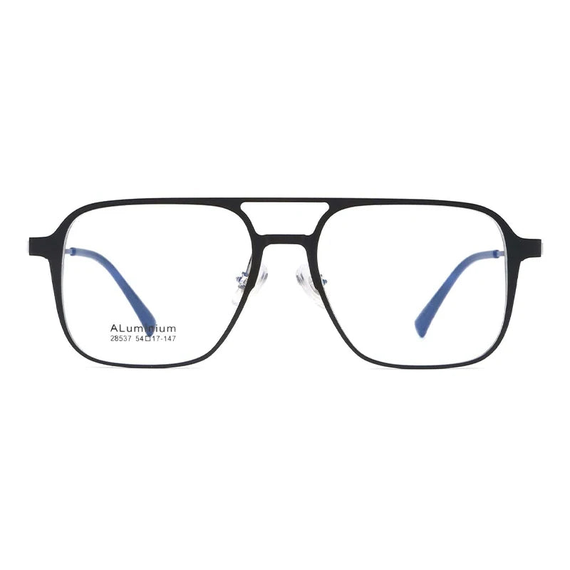 New Unisex High End Customized Logo Wholesale UV400 Polarized Anti Blue Light Aluminum Magnesium Alloy Optical Eyeglasses Frames