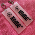 2mm Thickness Embossed logo Transparent Clothing Hangtagwaterproof clear PVC Rubber hang Tag With Ball Chain