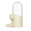 Solid Plastic Automatic Water Feeder for Birds Portable Non-Punching Bottle-Shaped Bowl for Outdoor Cage Use Simple Design