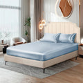 100% Silk Bedding 19 Momme Bed Linen Product Hair and Skin Fitted Sheet