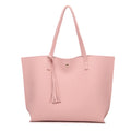 2022 Hot Seller Women's Big Capacity Soft Plain PU Leather Tote Bag Women's Bags