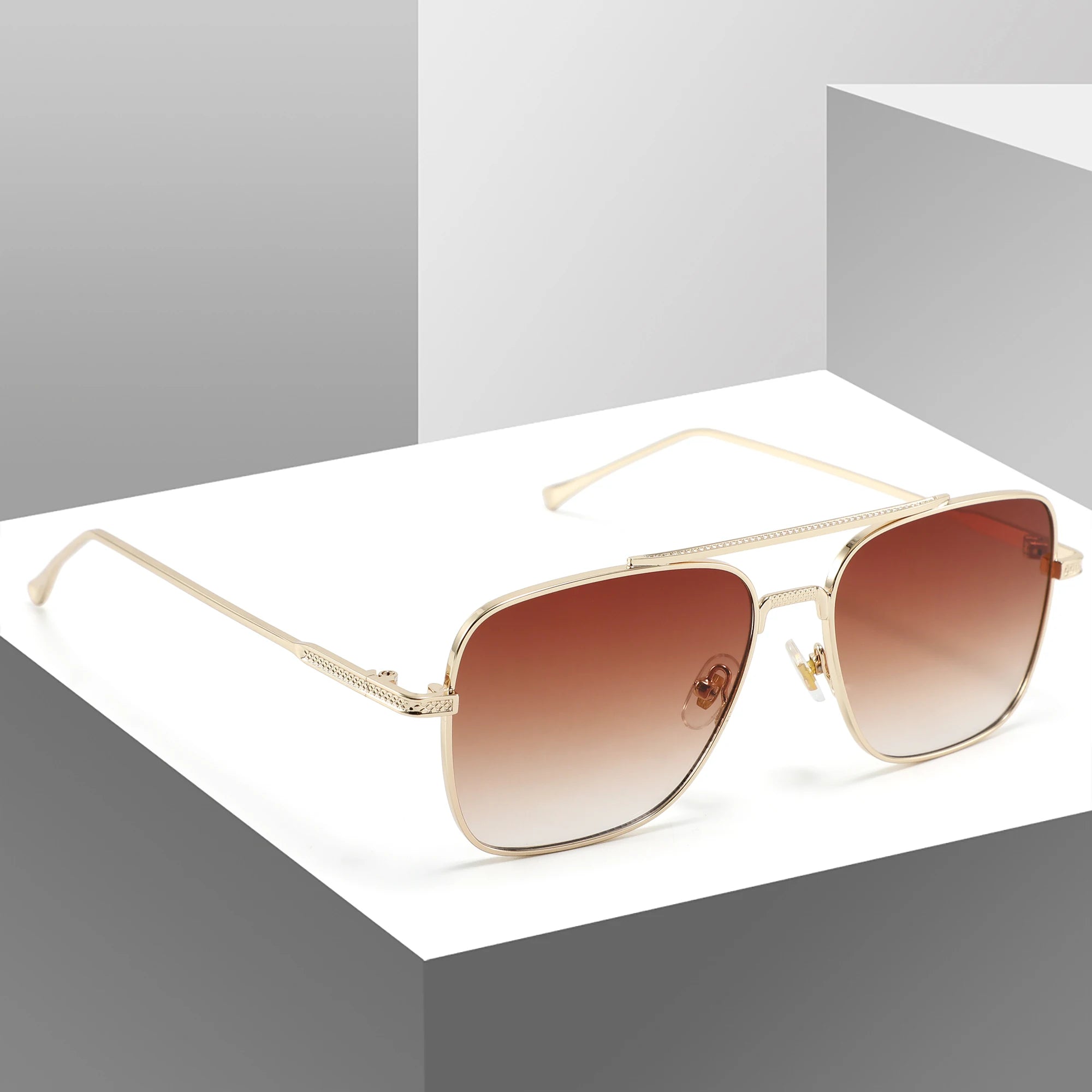 2024 High Quality Fashion Metal Sunglasses Retro square Gafas De Sol Luxury Designer Sunglasses Women  2024