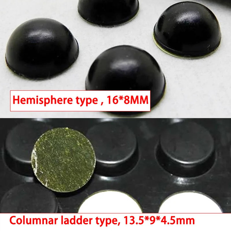 5pcs 3M Audio Speaker Amplifier Shock Absorber Feet Pads Vibration Absorption Rubber Pad Self-adhesive 13.5*9*4.5mm 16*8mm