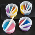 B-5511 Handmade Diy Crystal Glue Color Matching Mixing Cup Epoxy Resin Mold Toning Tint Cup Making Tools Silicone Mould Separati