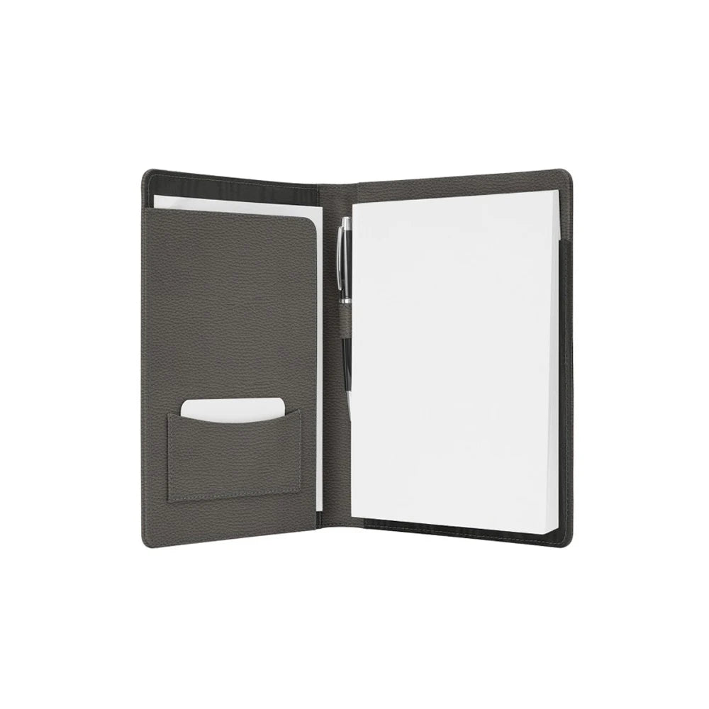 Portable Genuine Leather Document Portfolio Folder Large Capacity Office A5 Leather Document Folder