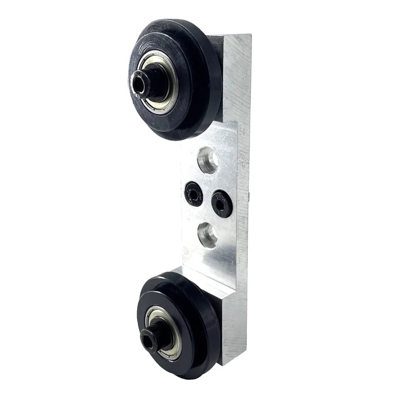 China Manufacturer rohs oem odm  40*80mm 3272 Dual Roller Wheel Bracket Assembly for aluminum profile 25 2550 40 4080