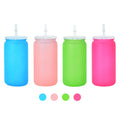 New Arrived 16oz Colored Neon Color Tumblers Beer Glasses Drink Plastic Cup 50pcs/case