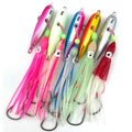 40g 60g 80g 100g 120g 150g 180g 200g Skirt Squid Jig Lure Metal Jig Lead Casting Sea Water Deep Sea Boat Fishing Lure Bait
