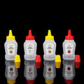 China Factory Direct Supply 25ml PE Mini Sauce Split Bottle Custom Logo Label Mold Make for Seasoning Pigment Extrusion Bottle