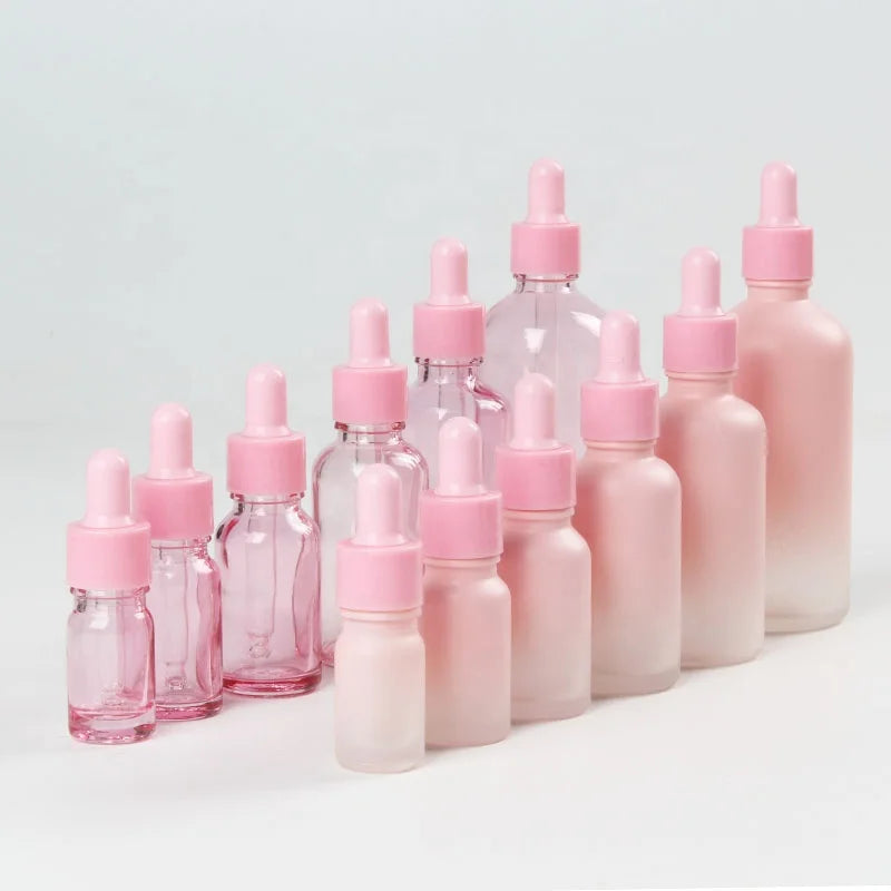 Wholesale Hot Sale Low Moq Empty Dropper Glass Serum Bottle Essential Oil Glass Bottle
