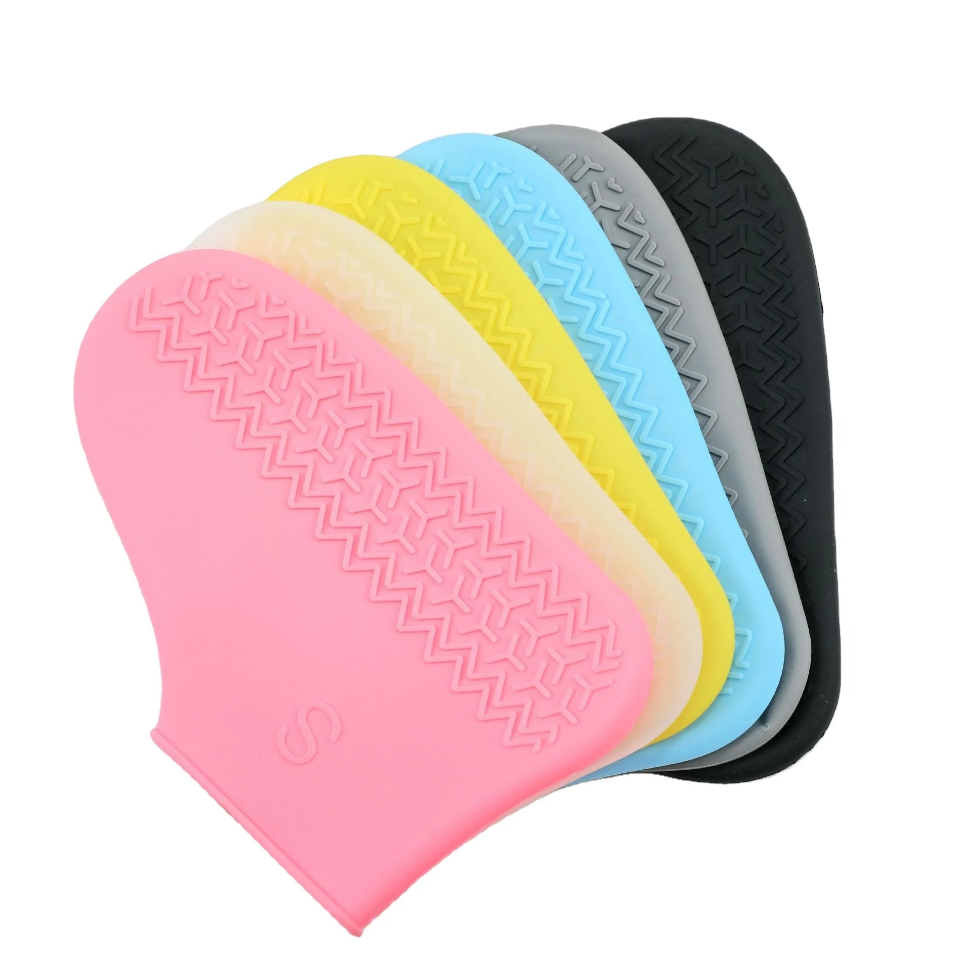Waterproof Reusable Unisex Ankle & Bootie Shoes Covers Overshoes Silicone Rainproof Portable Shoe Protectors All Seasons