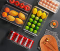 Best Seller BPA Free Custom Clear Plastic Fridge Storage Drawer Organizer Pull Out with Lids for Fruit Soda Can