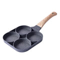 24cm Thickened Non-Stick Maifan Stone Frying Pan with Glass Cover for Eggs Pancakes Steak & Breakfast Cooking