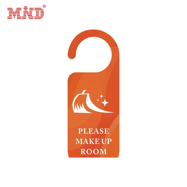 Low MOQ Factory Supply Hotel Felt Door Hanger Hanging Door Label