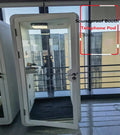 Movable Modern Steel Soundproof Booth 30db 1 Person Telephone Office Pod for Hotel & School Use 105x105x230cm