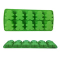 100% Food Grade Silicone Baking Pan Mini Non-Stick Cake Mold Cup Cake Santa Bell DIY Baking Candy Mold Ice Cube Tray Opp Bag