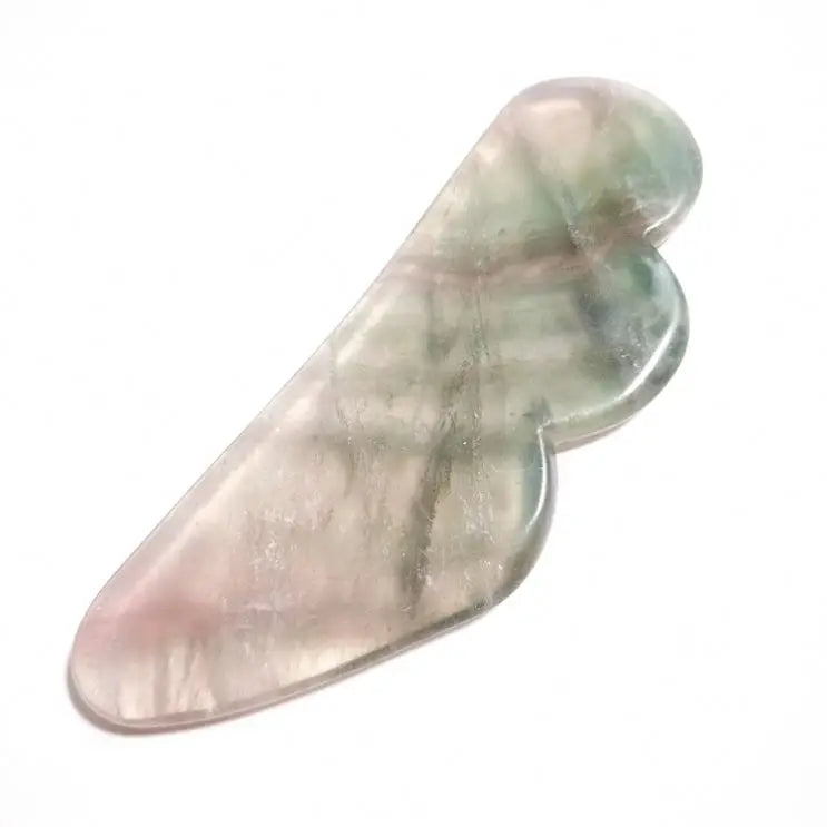 Diy New Shape Jade Gua Sha Tools Fluorite Gua Sha Professional Healing Stone Facial Skincare Guasha Boards Fluorite Guasha