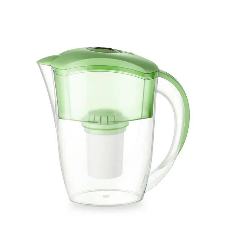 Healthy Life Alkaline Water Pitcher Filter Drinking Water Purifier Jug With Digital Time Control Reducing Chlorine