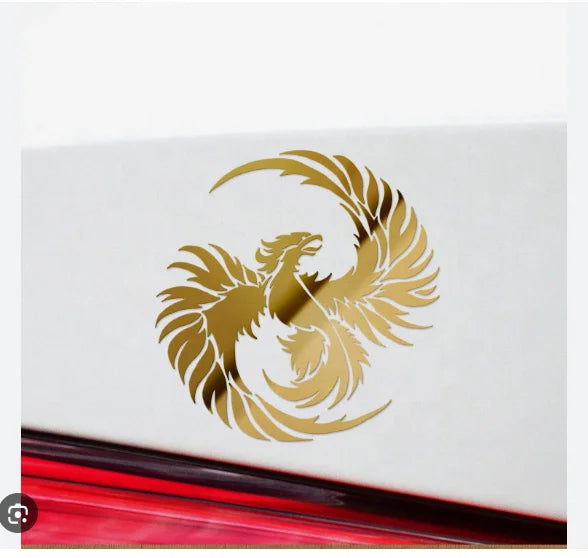 Custom Custom Metal logo Stickers 3D UV Heat Transfer logo Sticker for Glass Bottle