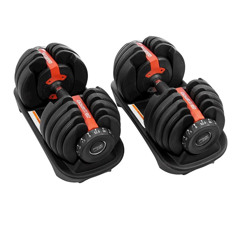 SP Gym Fitness Factory 24kg/40kg Adjustable Dumbbell Set Gym Fitness Equipment Workout Body Building Dumbbell for Sale