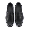 Hot Sale Top Grade Cow Leather Men's Black Loafer Shoes Luxury Handmade Wear-Resistant Pure Cowhide Formal Shoes Office Business
