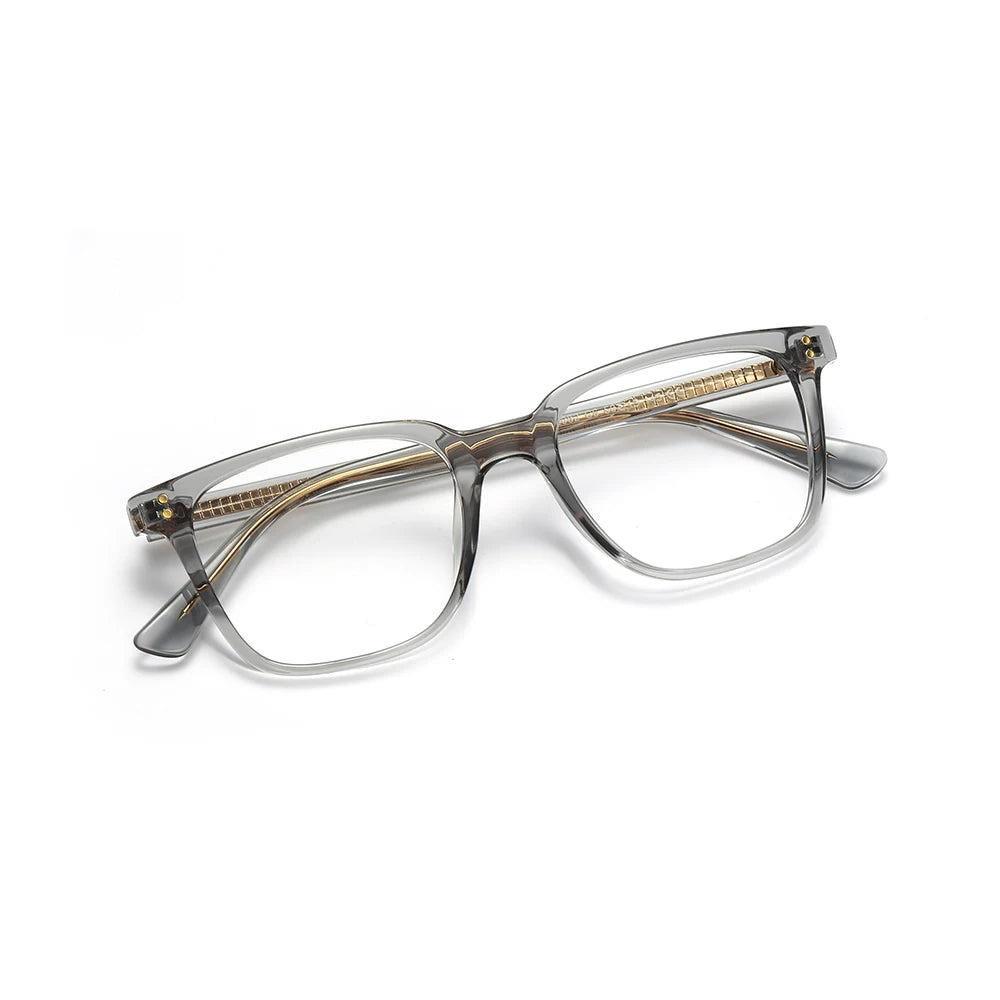 Premium Custom logo Computer Glasses Optical Frame TR90 Women Men square Anti Blue Light Glasses