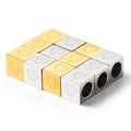 New Arrival 18K Gold Plated Stainless Steel Love Patterned Squares Loose Spacer Beads Waterproof Accessories for Jewelry DIY