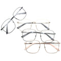 2021 Cheap Price Square Men Metal Optical Frame Simple Design Eyeglasses Frame