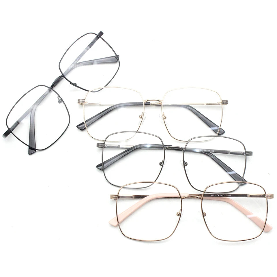 2021 Cheap Price Square Men Metal Optical Frame Simple Design Eyeglasses Frame