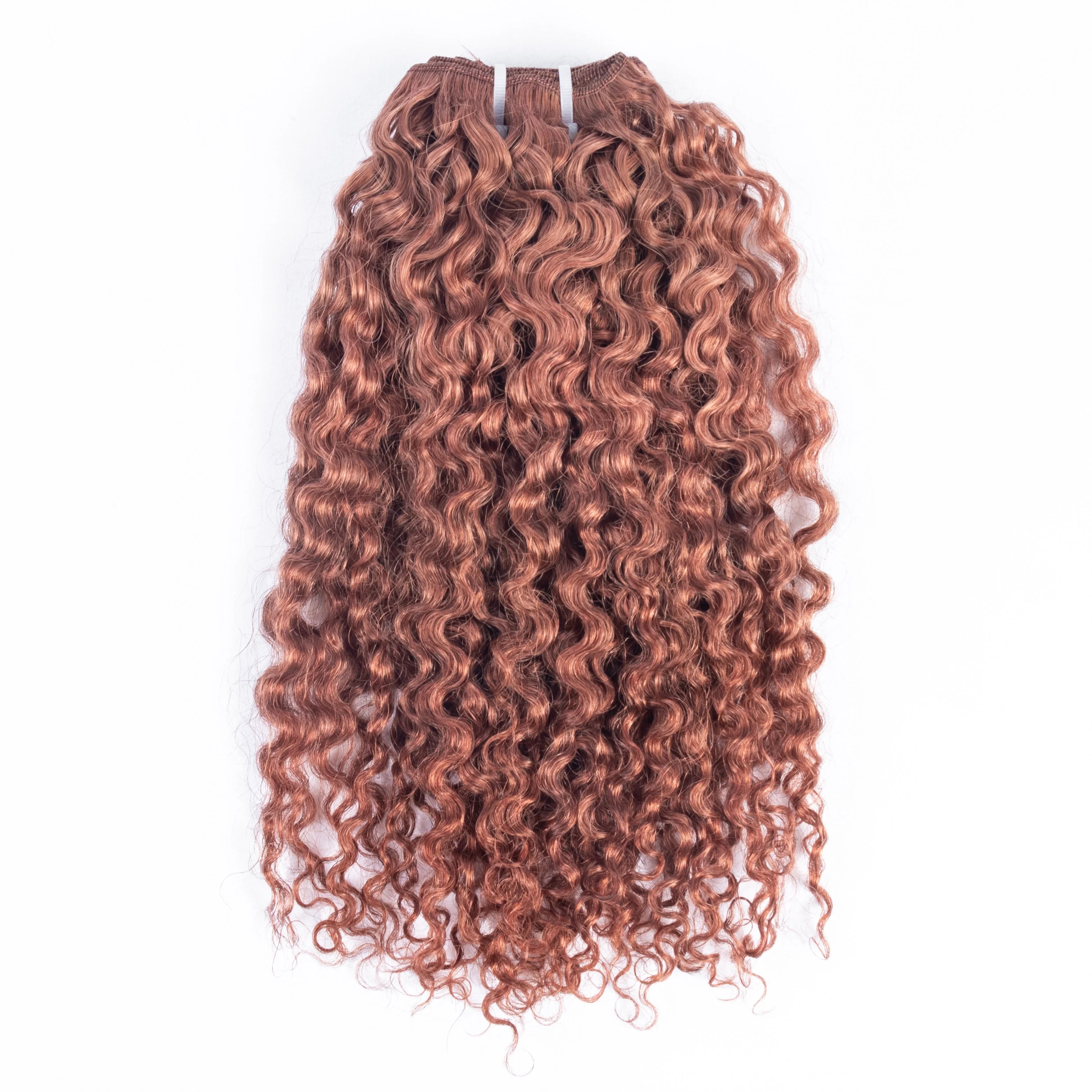 Wholesale Price 100% Human Hair Kinky Curly #33 Color Human Hair Bundles for Black Women