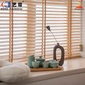 Classic Wood Blinds Blackout & Insulated Curtains