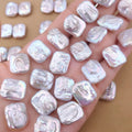 Hot Sale Rectangle Square Shape Pearl Baroque Pearl Irregular Shape Natural Freshwater Pearl