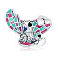 100% 925 Sterling Silver Colorful Magic Rabbit Hat Charms Beads for Women Fit Original DIY Bracelet Fine Jewelry SCC2243