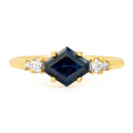 Laodun Fine Women Jewelry Engagement S925 Ring Luxury Elegant Geometric Personalize CZ Sterling Silver Rings Vermeil