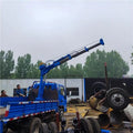 China Factory Price Hydraulic Pickup Telescopic Boom Block Lifting Crane With Basket for Truck Car Trailer Lift
