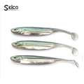 Selco Artificial Vib Bait Sinking Hard Lure Lead Material 5 Colors Quality Swimbait Jerkbait Loach Soft Lure