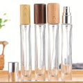 Hot Style 5ml 8ml 10ml Mini Customizable Luxury Round Empty Clear Glass Perfume Dropper Bottle Refill Unique