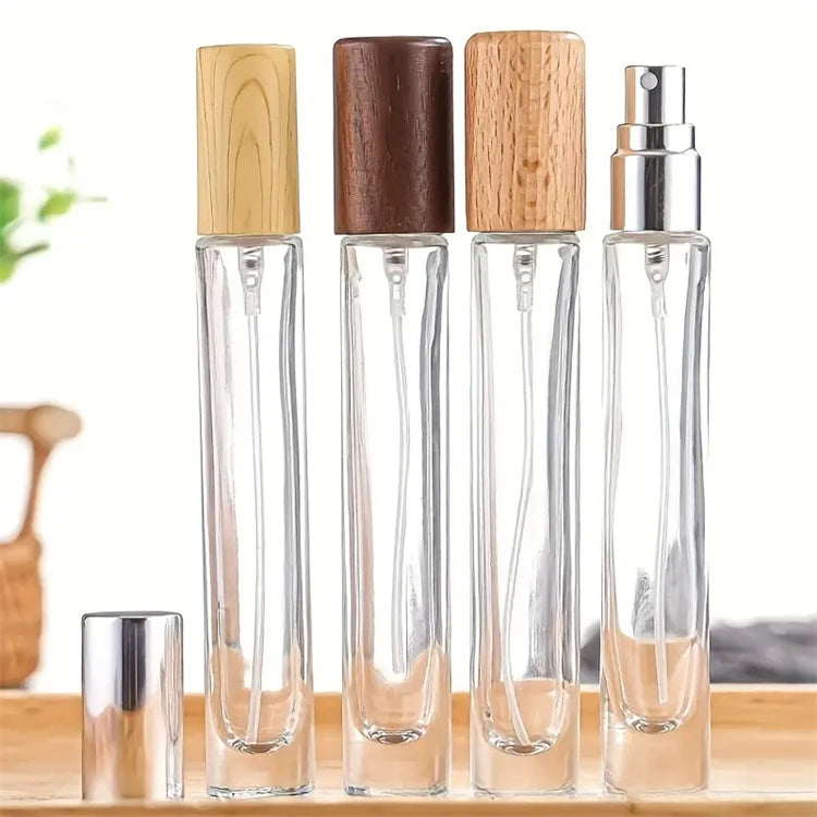 Hot Style 5ml 8ml 10ml Mini Customizable Luxury Round Empty Clear Glass Perfume Dropper Bottle Refill Unique