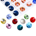 Dongzhou Crystals Rivoli Shape Sparkling K9 Fancy Stone Glass Rhinestones Wholesale Bulk Crystal Beads Jewelry Diy Accessories