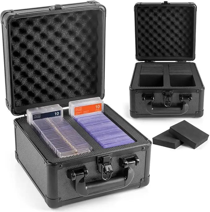 New Graded Card Storage Box Toploader Sports Card Case Slab Carrying Case