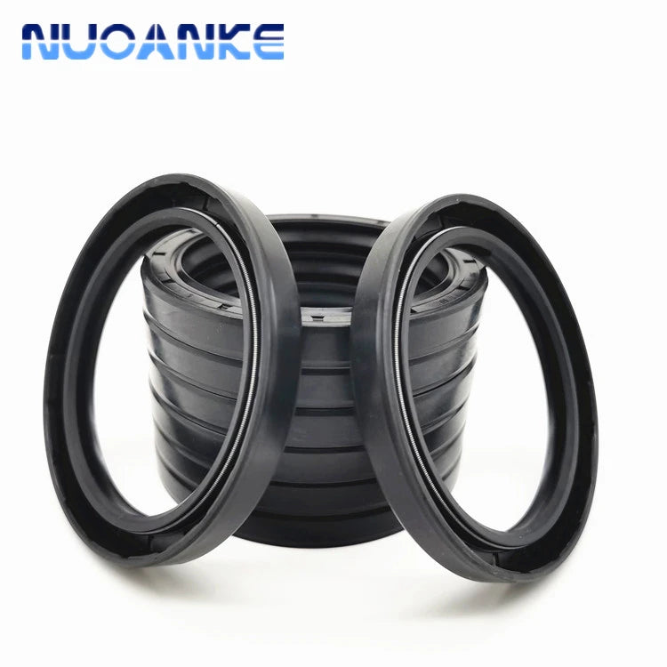 China Factory Heat Resistance Oilseal FKM NBR Rubber Double Lip With Spring TC Oil Seal Ring