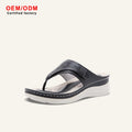 New Design Women's Wedge Sandals Summer Anti-Slip Platform Beach Arch Support Slipper Leisure Sports Outdoor Fashion Shoes Women