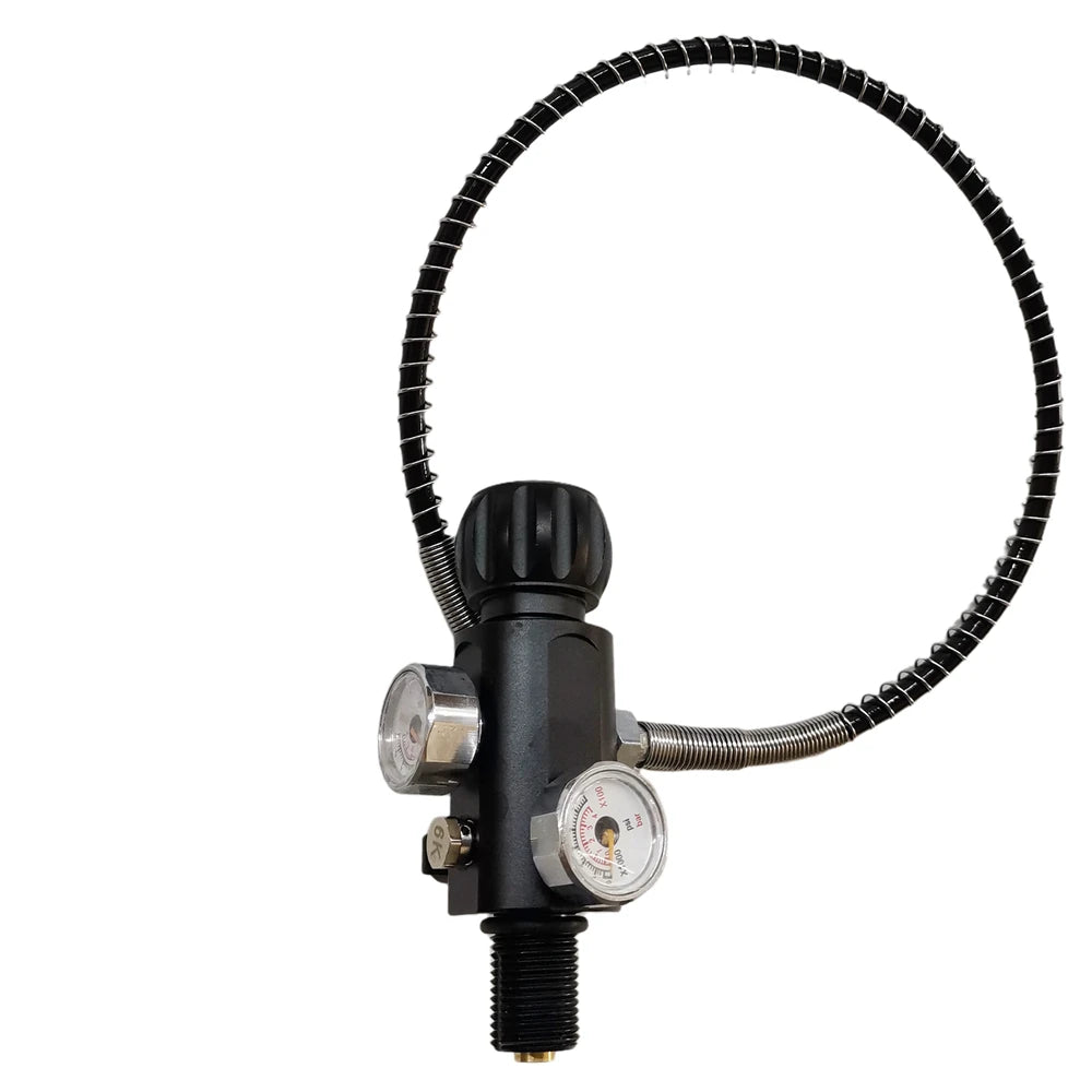 7/8-14UNF Thread Paintball PCP Charging Valve Gas Fill Station Refill Adapter With 20'' Hose