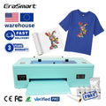Erasmart A3 Custom Colorful Printer 1390 Inkjet Printhead Textile Logo Clothes T Shirt Printing Machine Impresora DTF Printer
