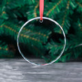 60mmm 80mm Cheap Blank Hanging Christmas Tree Decoration Crystal Glass Ornaments