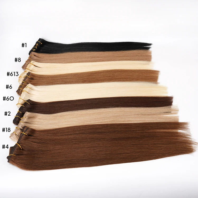 Best Selling Virgin Remy Human Hair Clip in Human Hair Extension