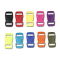 Factory Direct Color Pet Collar Buckle Plastic Buckle Side Release Paracood Buckle