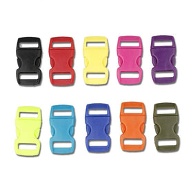 Factory Direct Color Pet Collar Buckle Plastic Buckle Side Release Paracood Buckle