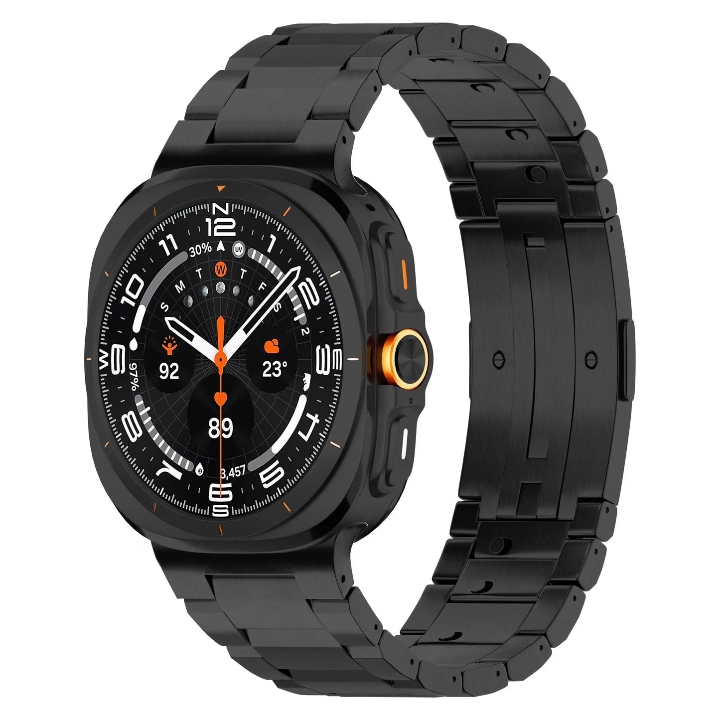 Adjustable Luxury Titanium Grade 2 Smartwatch Band Breathable Metal Bracelet Link Strap for Samsung for Galaxy Watch 8 40mm 44mm