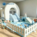 Indoor Mobile Toddler Soft Play Set Plastic/Wooden/PVC Materials Max Capacity >500kg for Party Rental & Shopping Mall Use